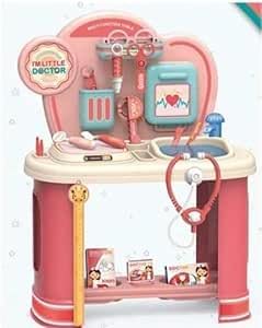 create a complete mini clinic at home with this pink clinic station! β highlights π©Ί includes thermometer, stethoscope, syringe & more π₯ clinic station with shelves, counters & storage π pretty pink design for kids who love caring play πΆ light & sound features (depending on model) π§ encourages empathy, role play & imagination create a complete mini clinic at home with this pink clinic station! β highlights π©Ί includes thermometer, stethoscope, syringe & more π₯ clinic station with shelves, counters & storage π pretty pink design for kids who love caring play πΆ light & sound features (depending on model) π§ encourages empathy, role play & imagination