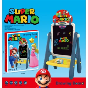🎨🍄⭐ super mario double sided painting & drawing board – creative art fun for kids!