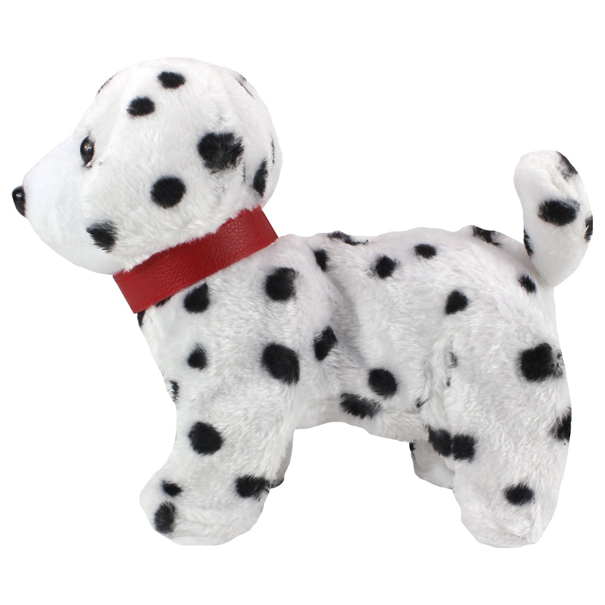 🐶🖤 “dalmatian puppy” walk along toy – interactive stuffed plush dog 🐶🖤 “dalmatian puppy” walk along toy – interactive stuffed plush dog