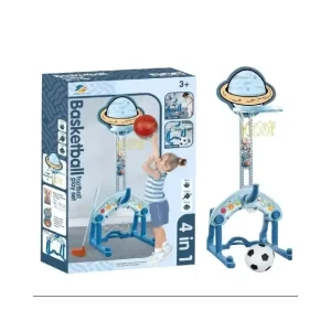 🏆🎯 4 in 1 sports play set – basketball, football, golf & shooting / ring toss