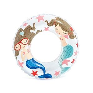 🌊✨ 61 cm inflatable transparent swim ring – classic summer pool fun 🛟💎