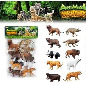 🦁🌎 10 pcs animal world – wild adventure mini playset for kids!