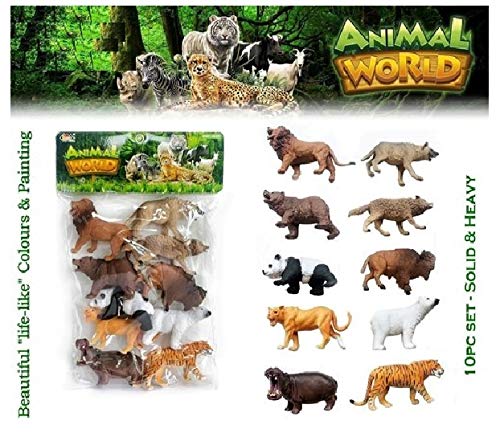 🦁🌎 10 pcs animal world – wild adventure mini playset for kids! 🦁🌎 10 pcs animal world – wild adventure mini playset for kids!