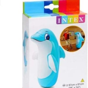 🐬🥊 intex 3d bop bag inflatable punching toy – dolphin 🌊✨
