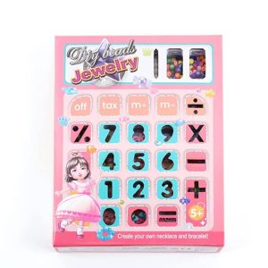 ✨🧮 diy beads handmade by calculator – creative bead craft set for kids! 🎨💎