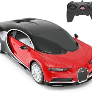 🚗🔥 bugatti chiron rc car – 1:24 scale high speed red supercar model!