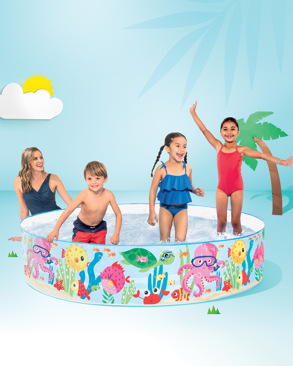 🌊🐠 snapset® ocean play pool – 6′ x 15″ inflatable pool for kids 🛟✨ 🌊🐠 snapset® ocean play pool – 6′ x 15″ inflatable pool for kids 🛟✨