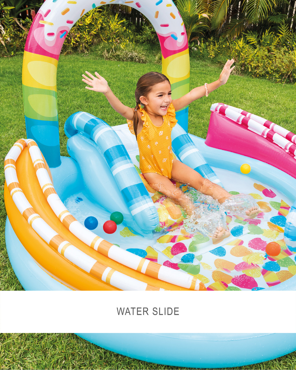 🍭🎉 candy fun inflatable play center with slide – sweet water play adventure 🌈💦 🍭🎉 candy fun inflatable play center with slide – sweet water play adventure 🌈💦