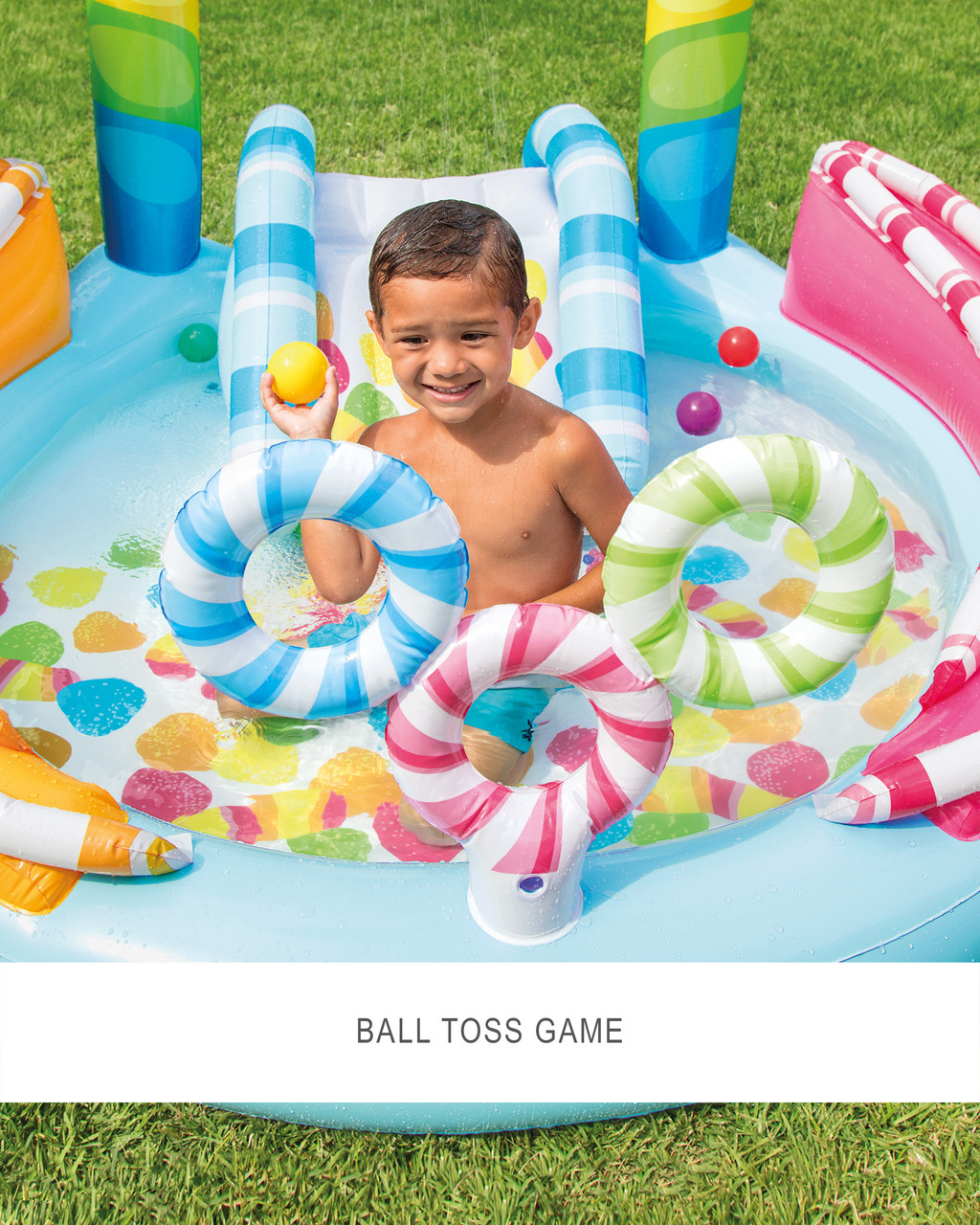 🍭🎉 candy fun inflatable play center with slide – sweet water play adventure 🌈💦 🍭🎉 candy fun inflatable play center with slide – sweet water play adventure 🌈💦