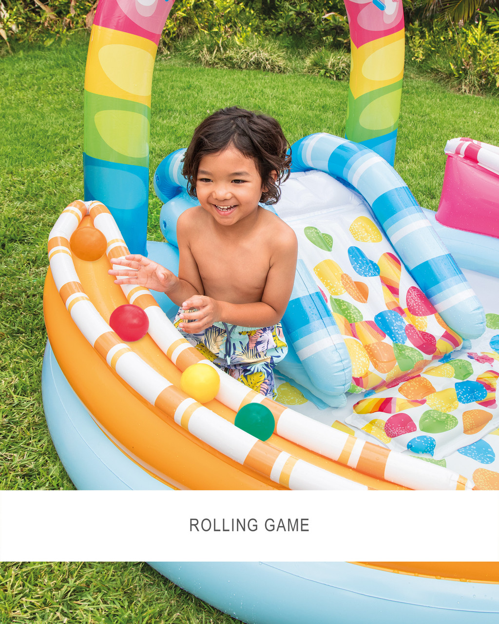 🍭🎉 candy fun inflatable play center with slide – sweet water play adventure 🌈💦 🍭🎉 candy fun inflatable play center with slide – sweet water play adventure 🌈💦