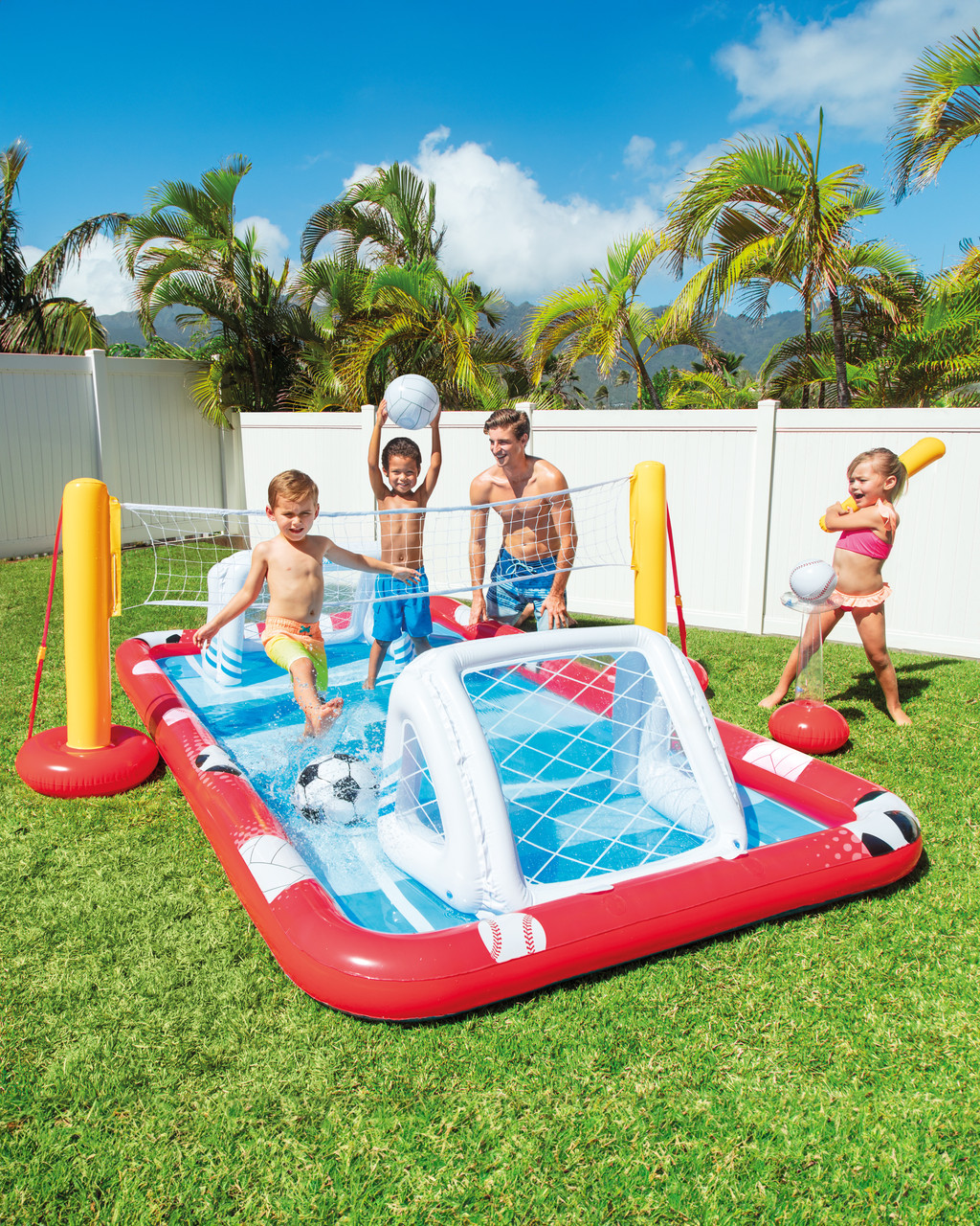 🏀⚽🏒 action sports inflatable play center – all in one active water fun for kids 💦🌞 🏀⚽🏒 action sports inflatable play center – all in one active water fun for kids 💦🌞