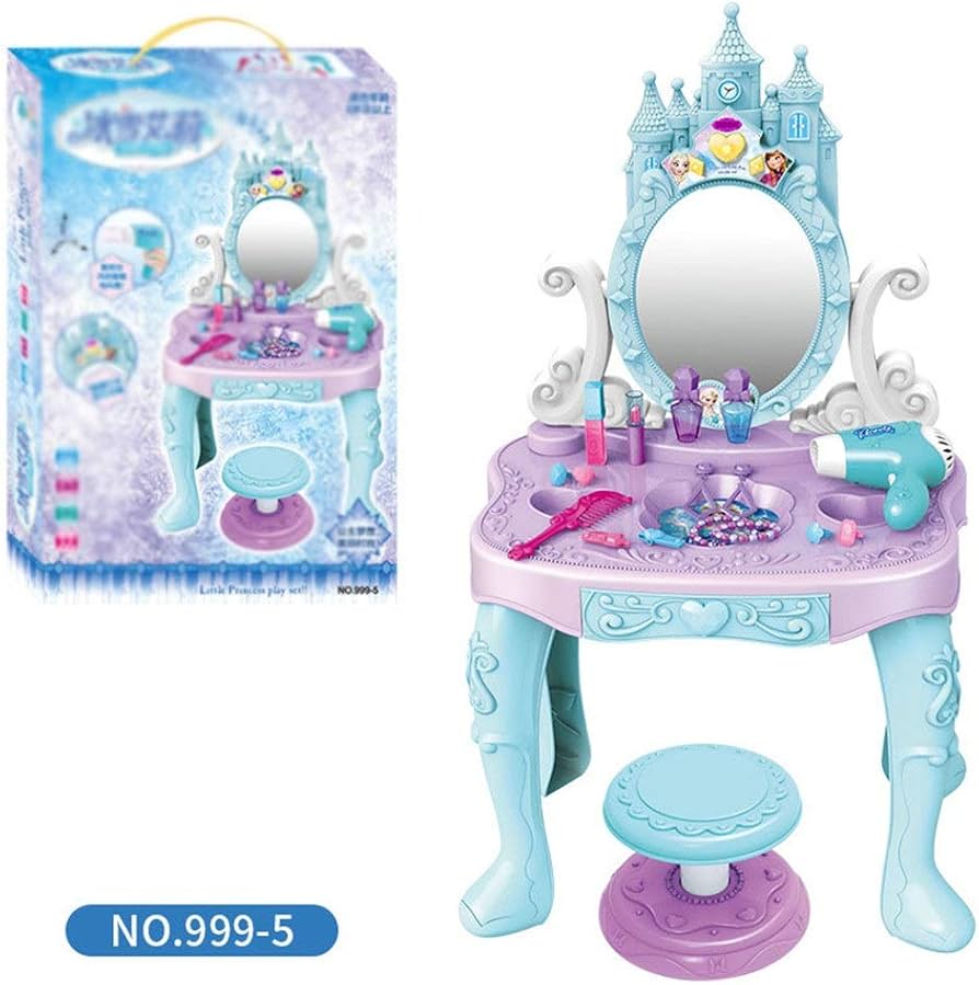 💄👑 fashion makeup plastic toy set – kids dressing table with light up mirror ✨🌸 💄👑 fashion makeup plastic toy set – kids dressing table with light up mirror ✨🌸