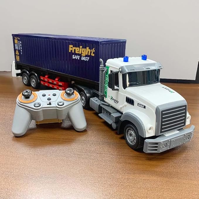 🚚📦 remote control semi truck with trailer – 23.6" 9 channel r/c hauler toy! 🚚📦 remote control semi truck with trailer – 23.6" 9 channel r/c hauler toy!