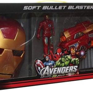 🦾🔫 avengers soft bullet blaster gun – iron man edition