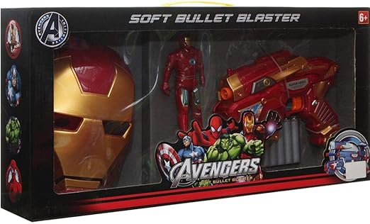 🦾🔫 avengers soft bullet blaster gun – iron man edition 🦾🔫 avengers soft bullet blaster gun – iron man edition