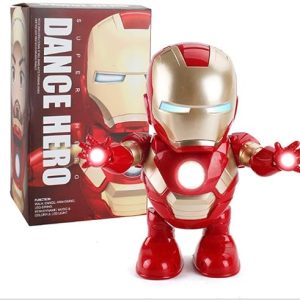 🔴🤖 iron man dance hero – dancing robot with music & lights!