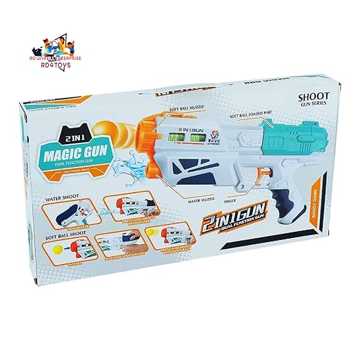 ✨🔫 2 in 1 magic dual function gun – transforming toy gun for kids ✨🔫 2 in 1 magic dual function gun – transforming toy gun for kids