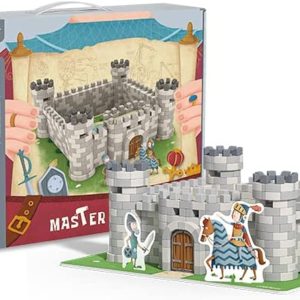 🏰🧠 mideer master builder – medieval castle – 919 pieces