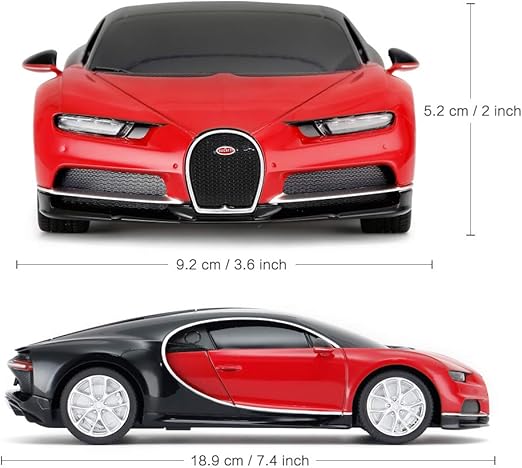 🚗🔥 bugatti chiron rc car – 1:24 scale high speed red supercar model! 🚗🔥 bugatti chiron rc car – 1:24 scale high speed red supercar model!