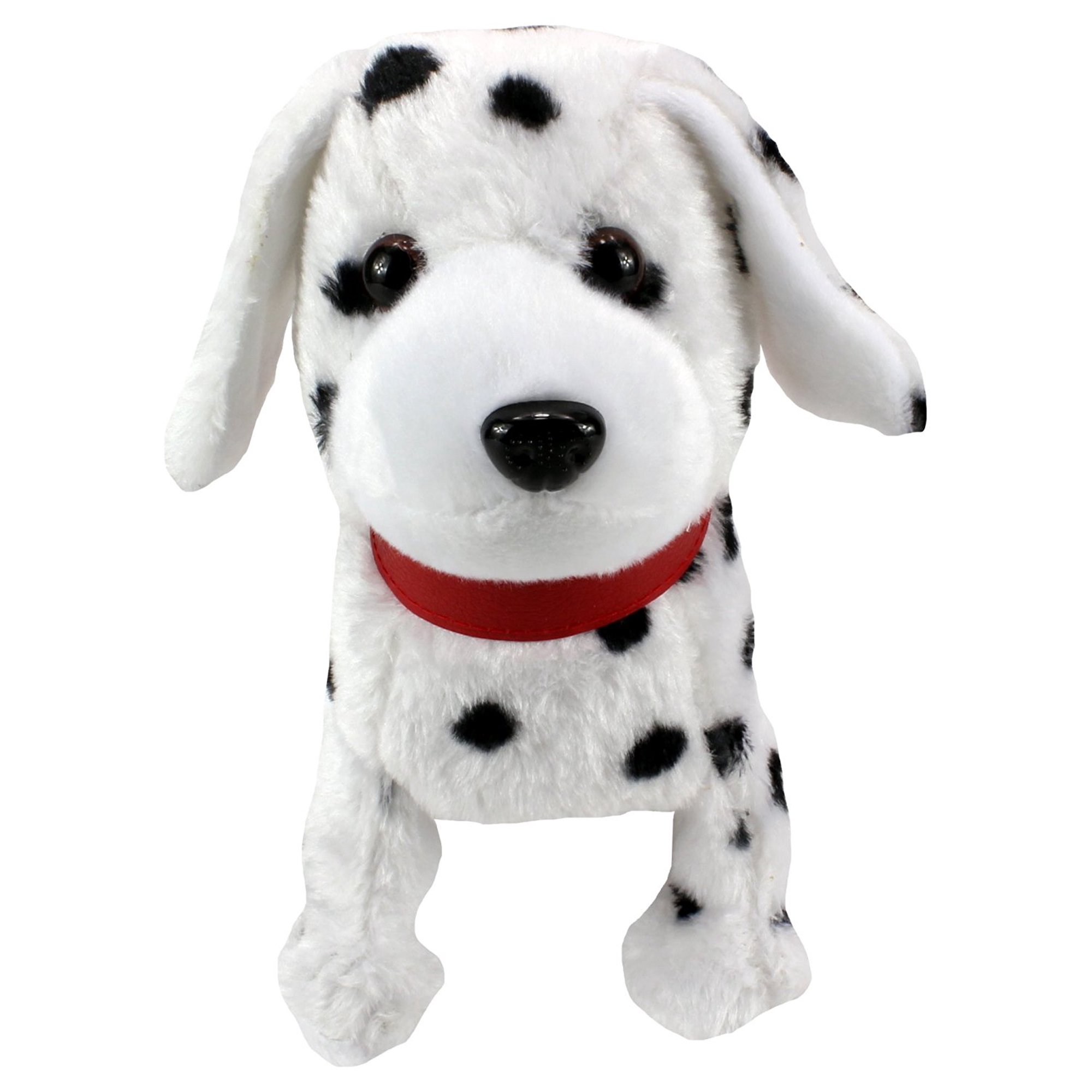 🐶🖤 “dalmatian puppy” walk along toy – interactive stuffed plush dog 🐶🖤 “dalmatian puppy” walk along toy – interactive stuffed plush dog