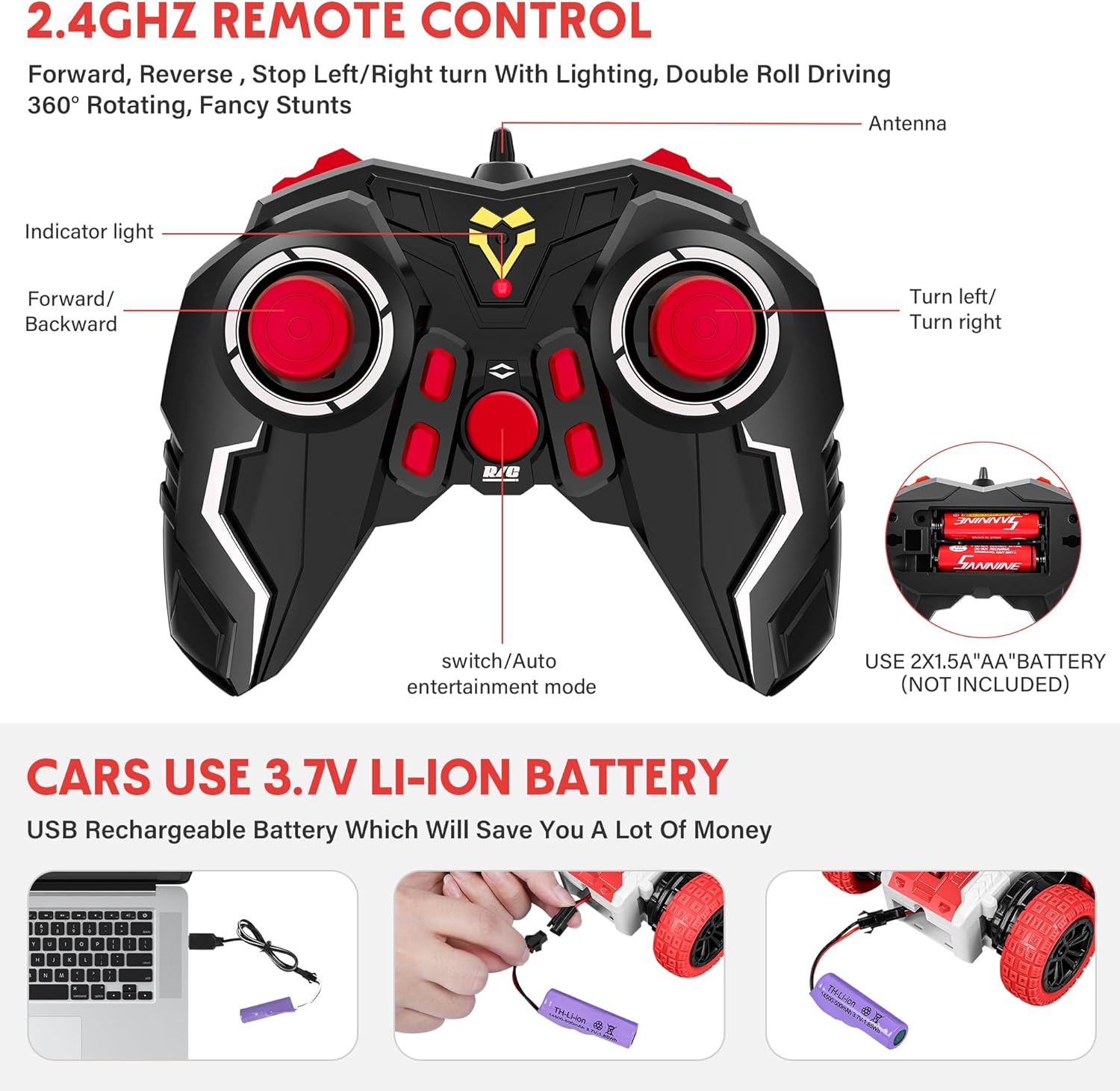 🚗💥🔄 rc stunt car – double sided 4wd off road toy car with 360° flips & spins 🚗💥🔄 rc stunt car – double sided 4wd off road toy car with 360° flips & spins