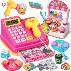 🍦💰 cash register toy – ice cream shop playset 🍨✨