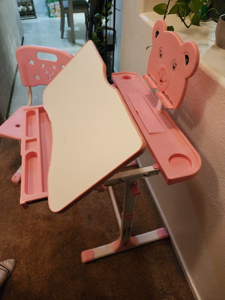 🎒🪑 student table and chair set – pink | study & play furniture for kids 💖✨ 🎒🪑 student table and chair set – pink | study & play furniture for kids 💖✨