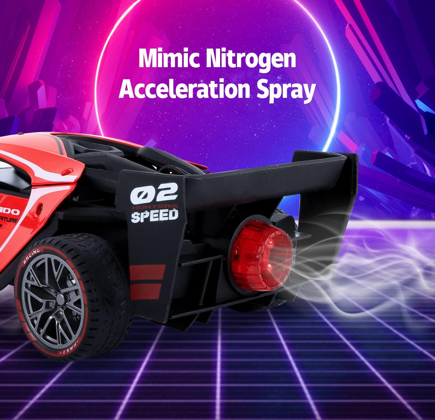 🚗💨 2.4ghz metal remote control car – spray, lights & high speed action! 🚗💨 2.4ghz metal remote control car – spray, lights & high speed action!