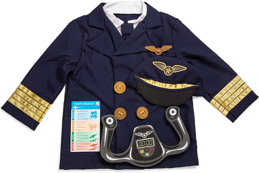 βοΈπ§ββοΈ pilot costume β little captain dress up set π©οΈπ βοΈπ§ββοΈ pilot costume β little captain dress up set π©οΈπ