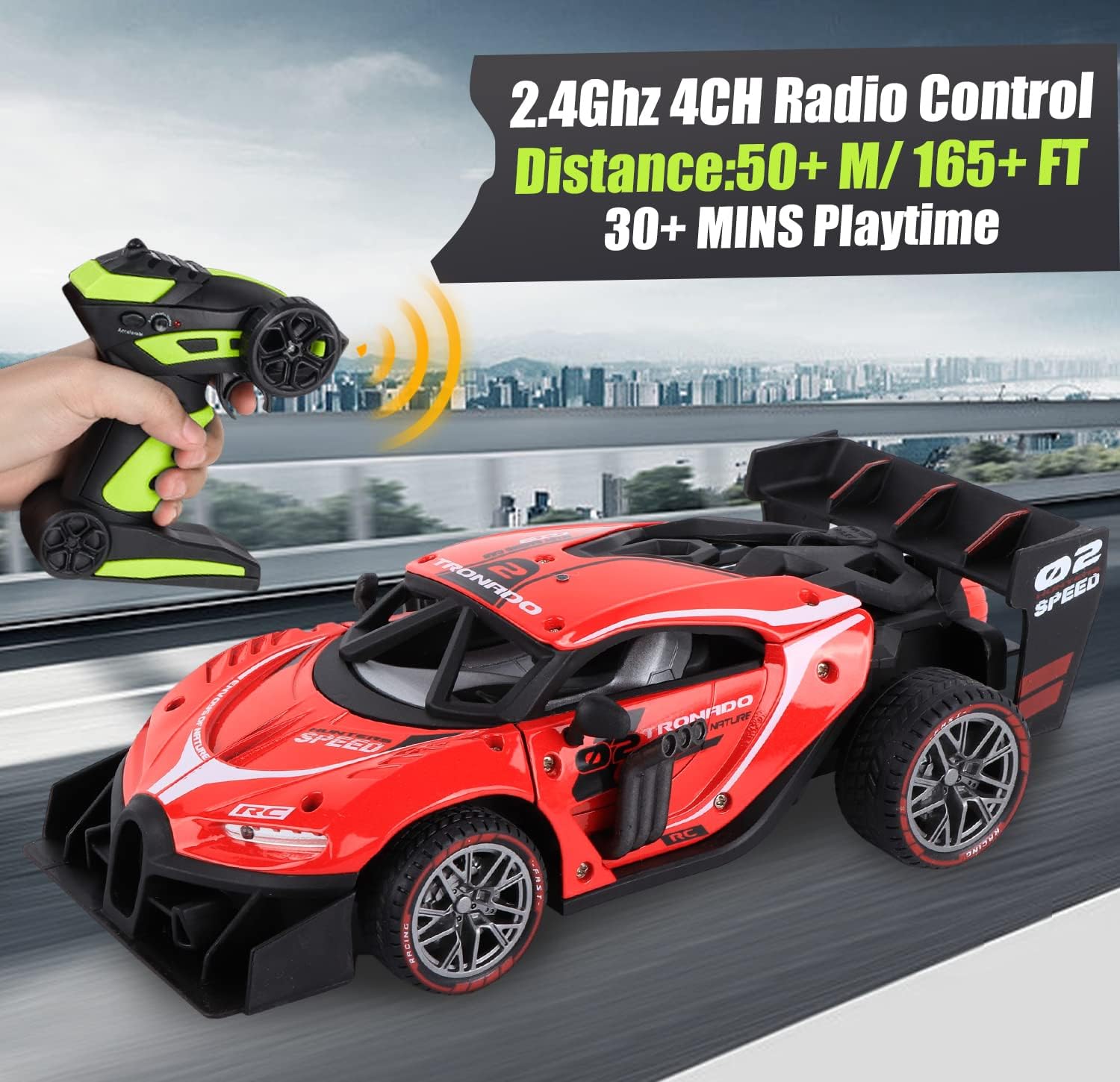 🚗💨 2.4ghz metal remote control car – spray, lights & high speed action! 🚗💨 2.4ghz metal remote control car – spray, lights & high speed action!