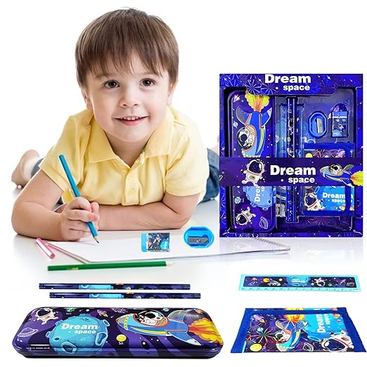 🚀✨ 12pcs space theme stationery set – fun & creative writing kit for kids 🌌🖍️ 🚀✨ 12pcs space theme stationery set – fun & creative writing kit for kids 🌌🖍️