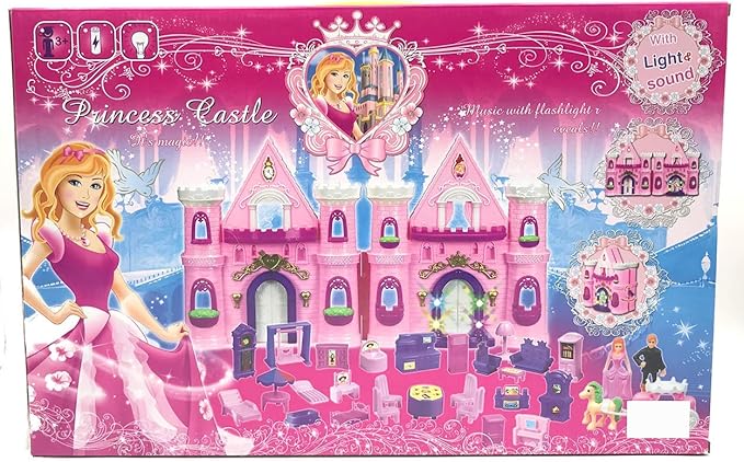 👑✨ doll house princess castle with accessories – magical home & fairytale fun 👑✨ doll house princess castle with accessories – magical home & fairytale fun