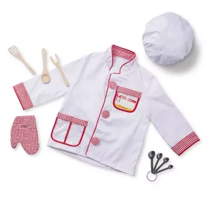 👨‍🍳👩‍🍳 chef costume – little master cook dress up set 🍳🥘✨