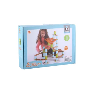 🧠🎢 udeas bamboo build & run – jumbo marble run
