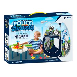 🚓🏢 police station building blocks – action packed city rescue set! 🧱✨