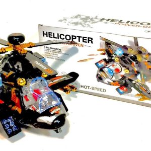 🚁⚡ power driven helicopter – lights, motion & action play!