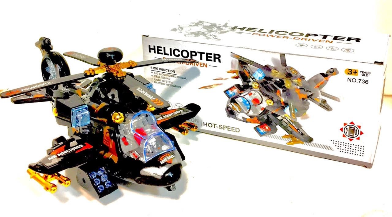 🚁⚡ power driven helicopter – lights, motion & action play! 🚁⚡ power driven helicopter – lights, motion & action play!
