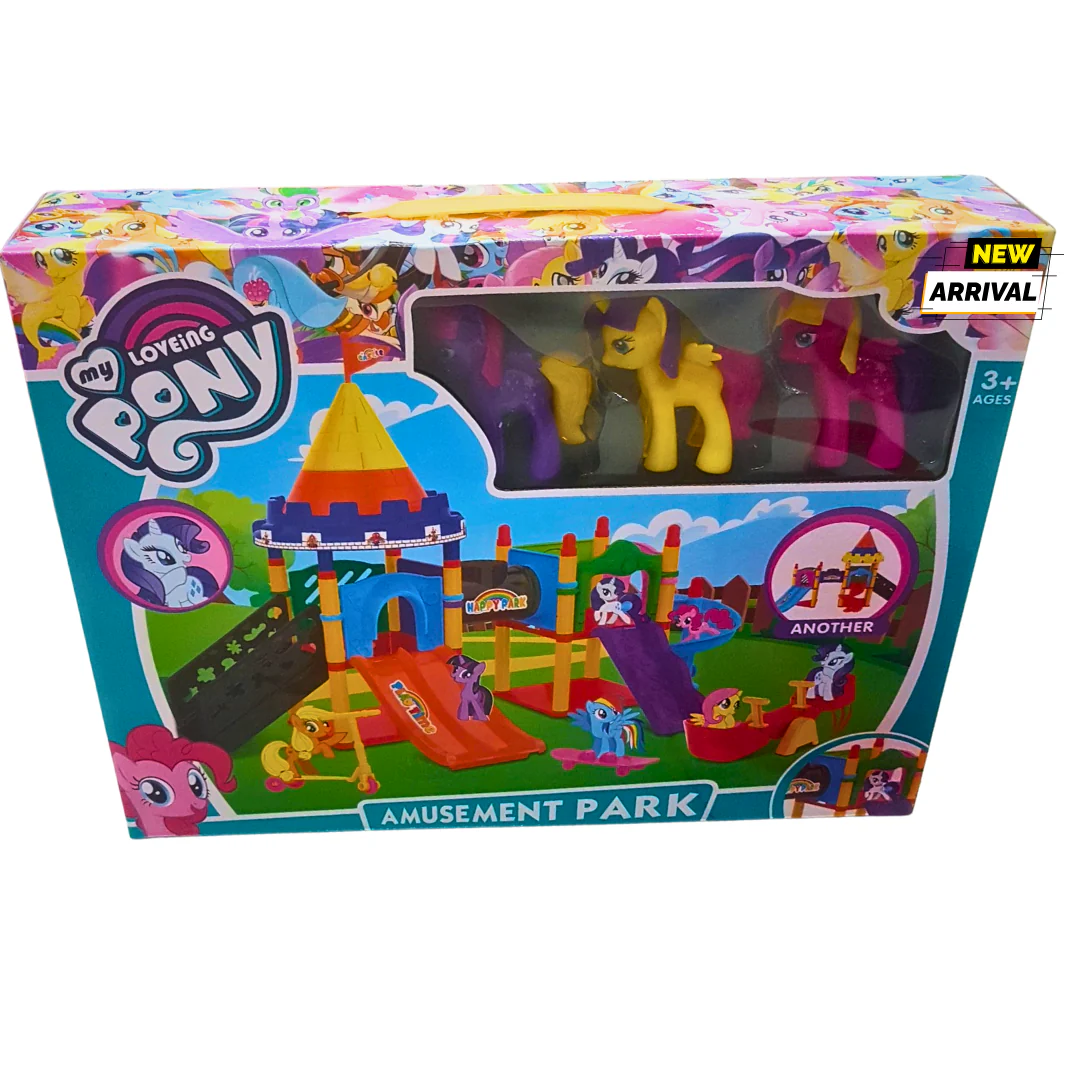 🎠🌟 pony amusement park playset – magical fun for little riders! 🦄🎡💖 🎠🌟 pony amusement park playset – magical fun for little riders! 🦄🎡💖