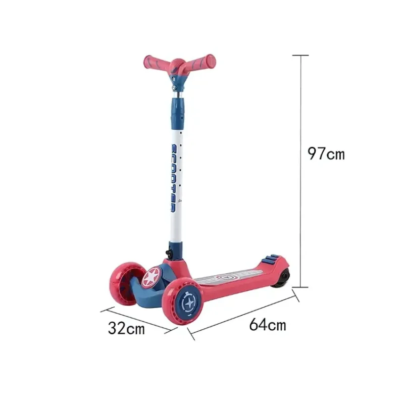 🛴🛡️⭐ kids glider scooter with captain america’s shield theme 🛴🛡️⭐ kids glider scooter with captain america’s shield theme