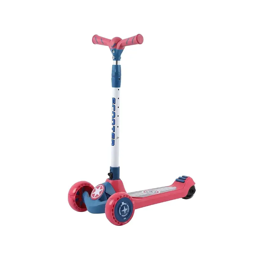 🛴🛡️⭐ kids glider scooter with captain america’s shield theme 🛴🛡️⭐ kids glider scooter with captain america’s shield theme
