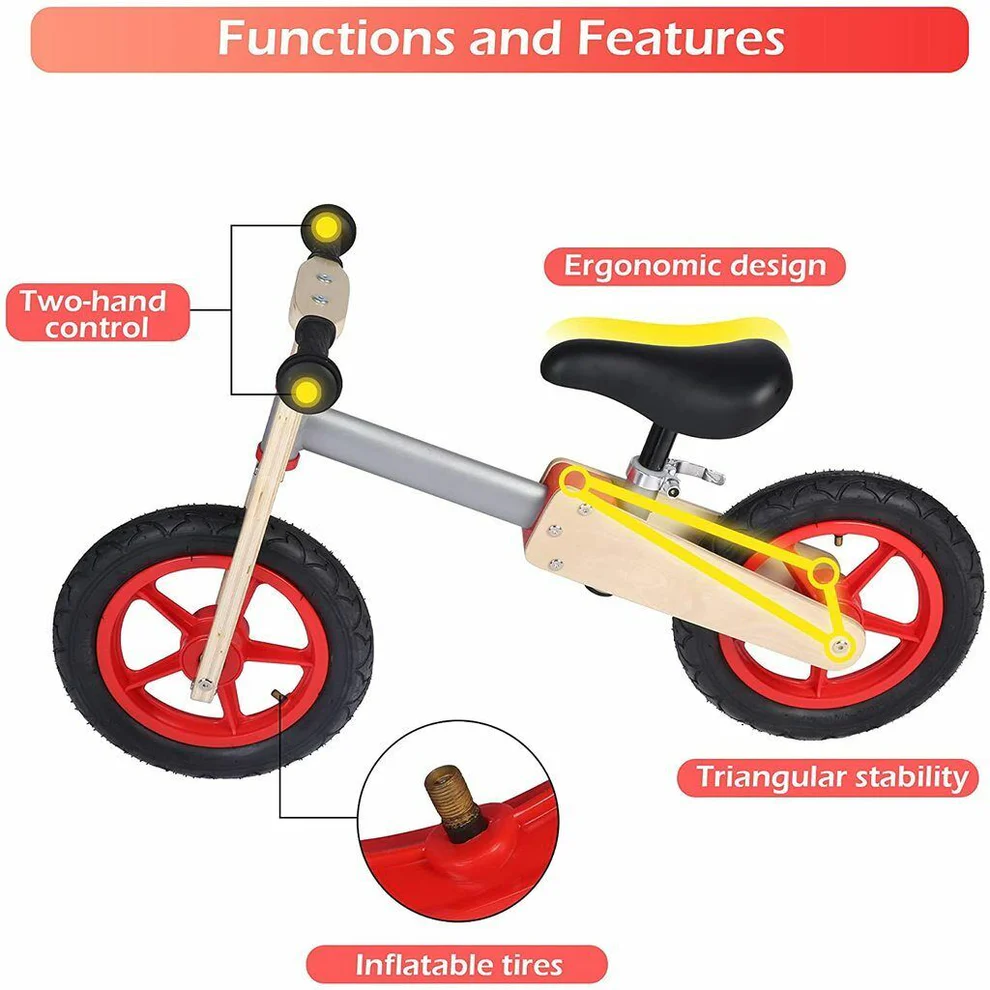 🏁🚲 udeas balance bike – sports red edition 🔴✨ 🏁🚲 udeas balance bike – sports red edition 🔴✨