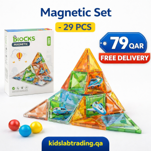 💎🧲 magnetic diamond building blocks – 29 pcs
