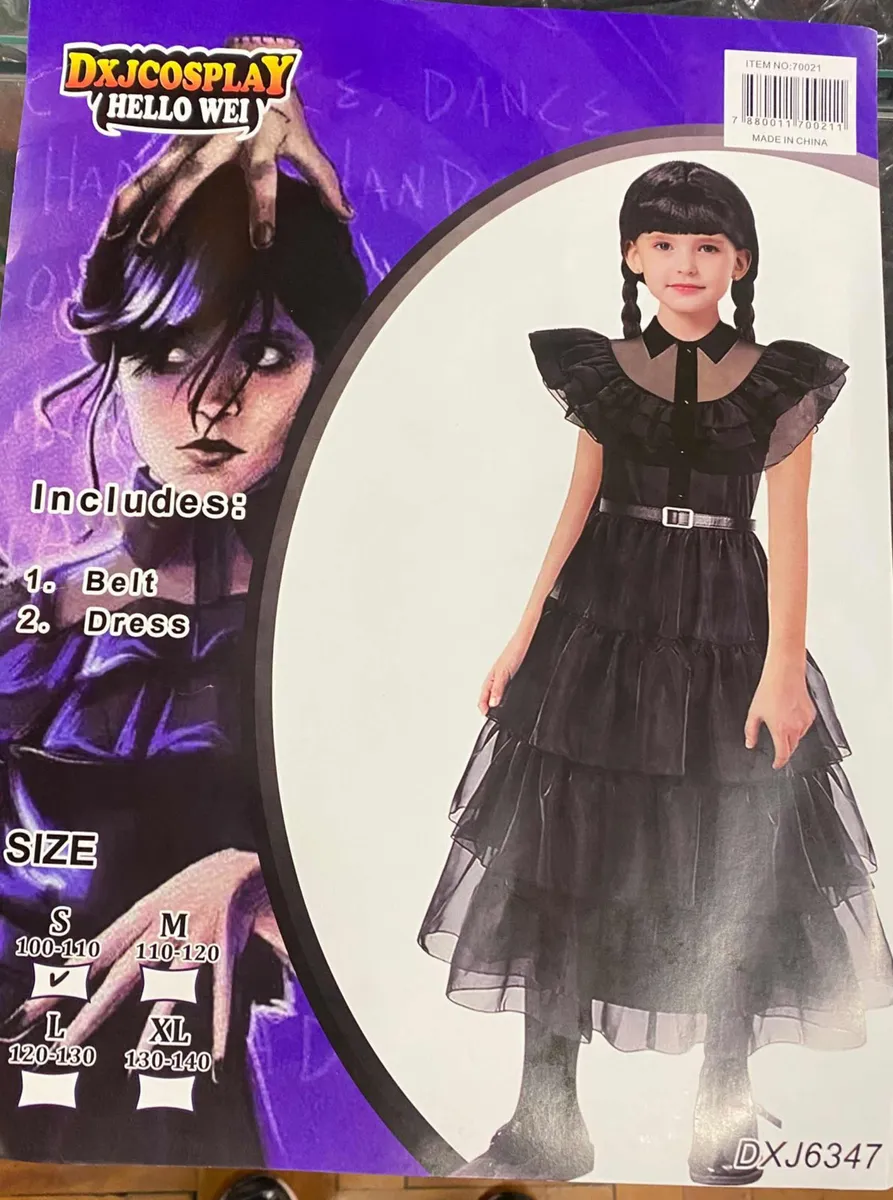 🖤🕸️ wednesday addams costume – spooky & stylish dress up set 🕯️👧✨ 🖤🕸️ wednesday addams costume – spooky & stylish dress up set 🕯️👧✨