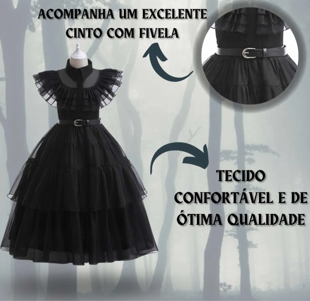 🖤🕸️ wednesday addams costume – spooky & stylish dress up set 🕯️👧✨ 🖤🕸️ wednesday addams costume – spooky & stylish dress up set 🕯️👧✨