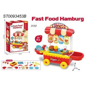 🍔🎉 fast food hamburger play set 🍟✨