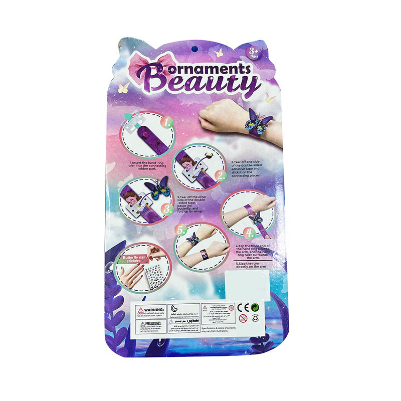 🦋✨ sticker hair & beauty set – butterfly slap bracelet, hair clips & nail stickers 💅🌈 🦋✨ sticker hair & beauty set – butterfly slap bracelet, hair clips & nail stickers 💅🌈