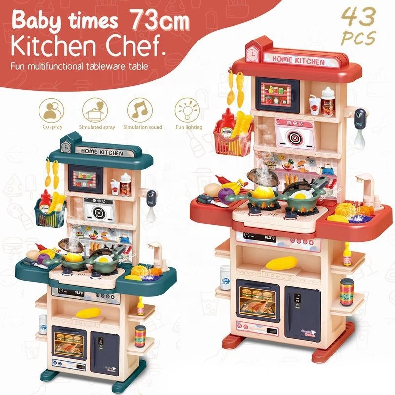 🎵✨🍳 musical light happy kitchen toys – big cooking table playset for kids 🎵✨🍳 musical light happy kitchen toys – big cooking table playset for kids
