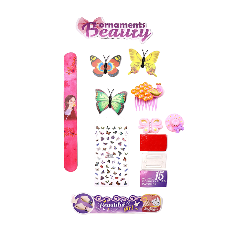 🦋✨ sticker hair & beauty set – butterfly slap bracelet, hair clips & nail stickers 💅🌈 🦋✨ sticker hair & beauty set – butterfly slap bracelet, hair clips & nail stickers 💅🌈