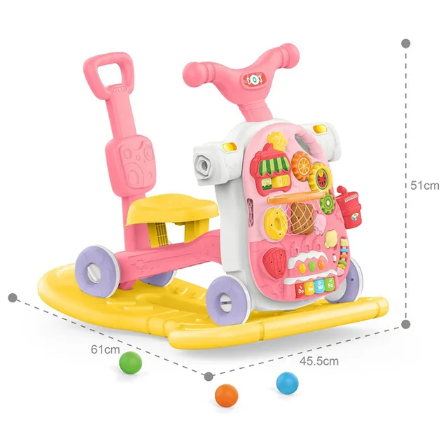 👶🚶♀️ huanger 5 in 1 baby multifunction walker – pink 💖✨ 👶🚶♀️ huanger 5 in 1 baby multifunction walker – pink 💖✨