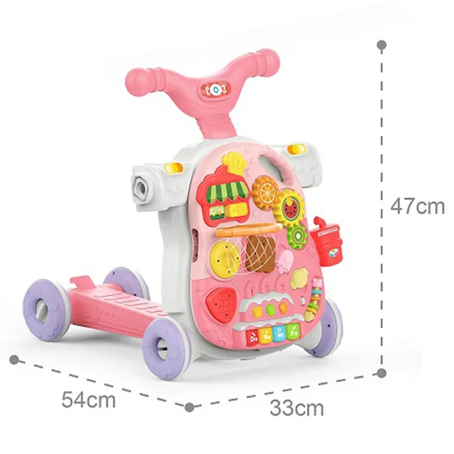 👶🚶♀️ huanger 5 in 1 baby multifunction walker – pink 💖✨ 👶🚶♀️ huanger 5 in 1 baby multifunction walker – pink 💖✨